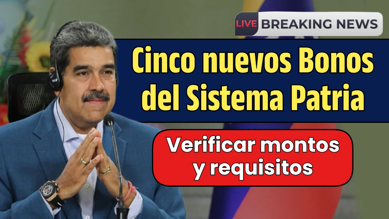 Cinco nuevos Bonos del Sistema Patria