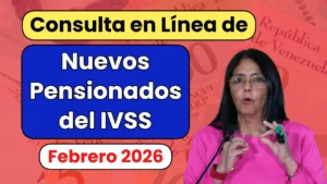 Consulta en Línea de Nuevos Pensionados del IVSS
