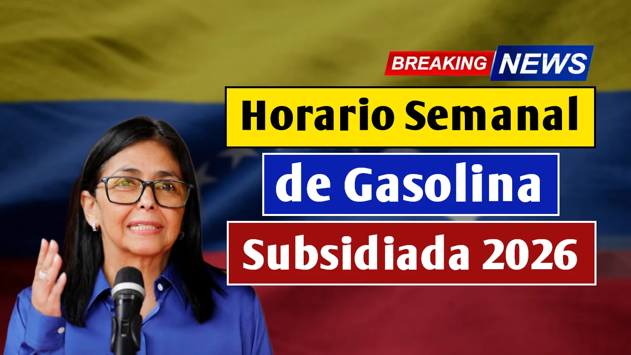 Horario Semanal de Gasolina Subsidiada