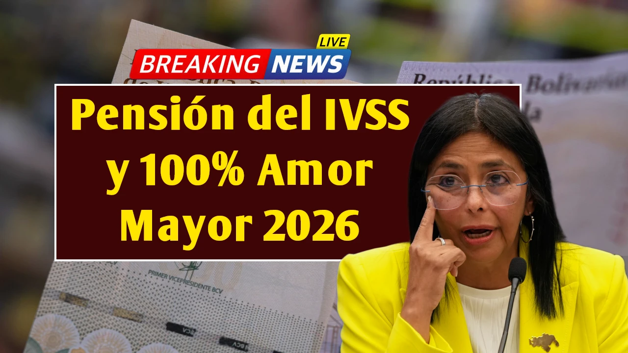 Pensión del IVSS y 100% Amor Mayor