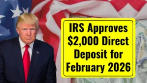 IRS Approves $2,000 Direct Deposit