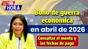 Bono de guerra económica