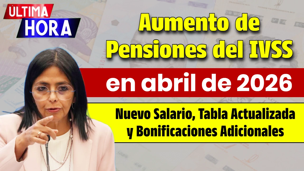 Aumento de Pensiones del IVSS