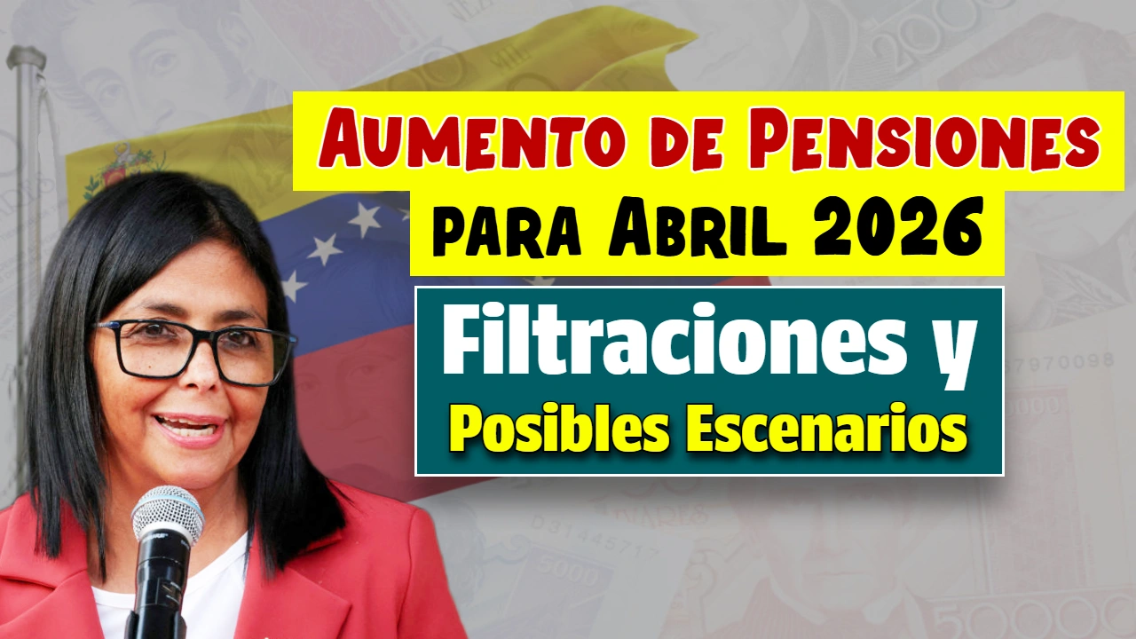Aumento de Pensiones para Abril