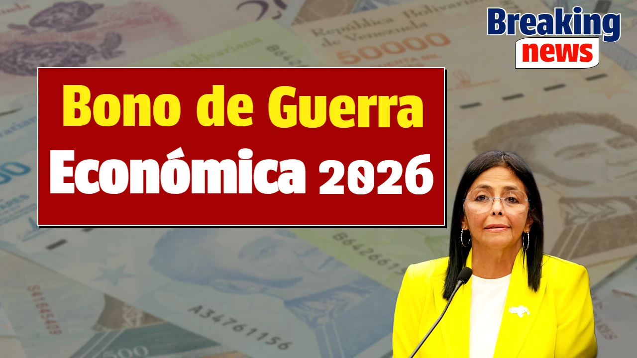 Bono de Guerra Económica 2026