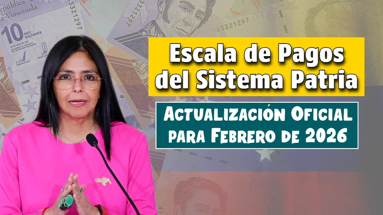 Escala de Pagos del Sistema Patria