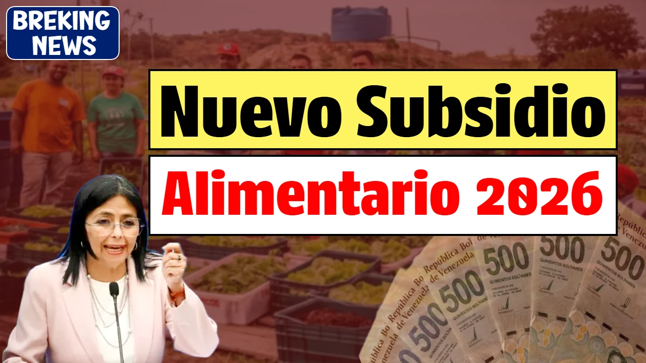 Nuevo Subsidio Alimentario 2026