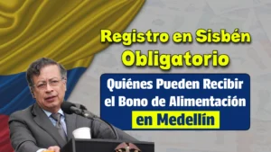 Registro en Sisbén Obligatorio