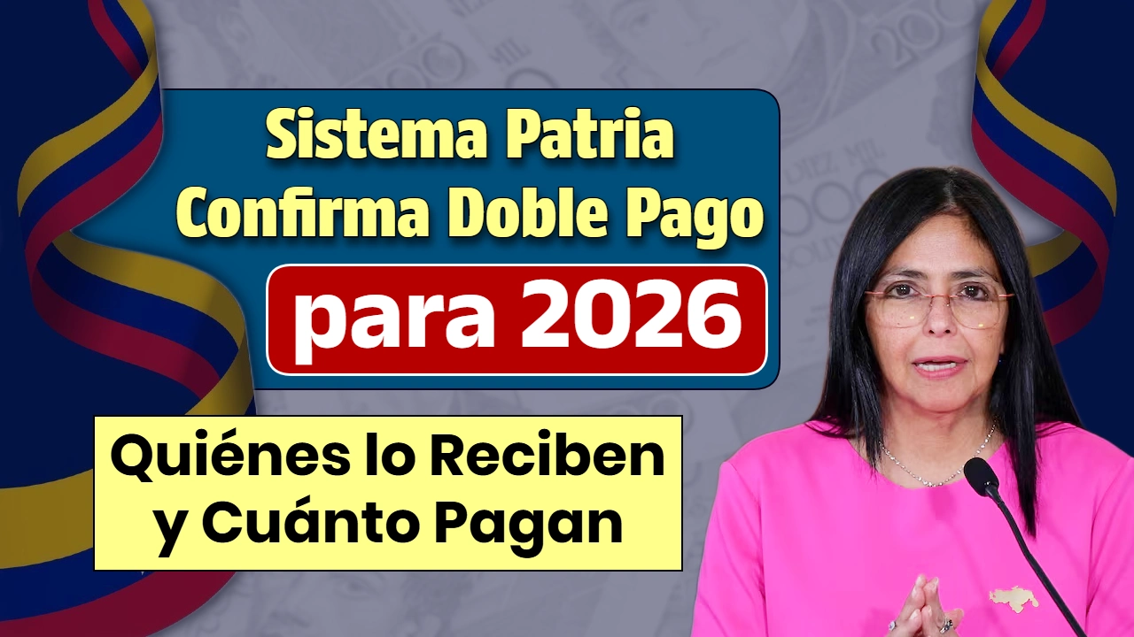 Sistema Patria Confirma Doble Pago