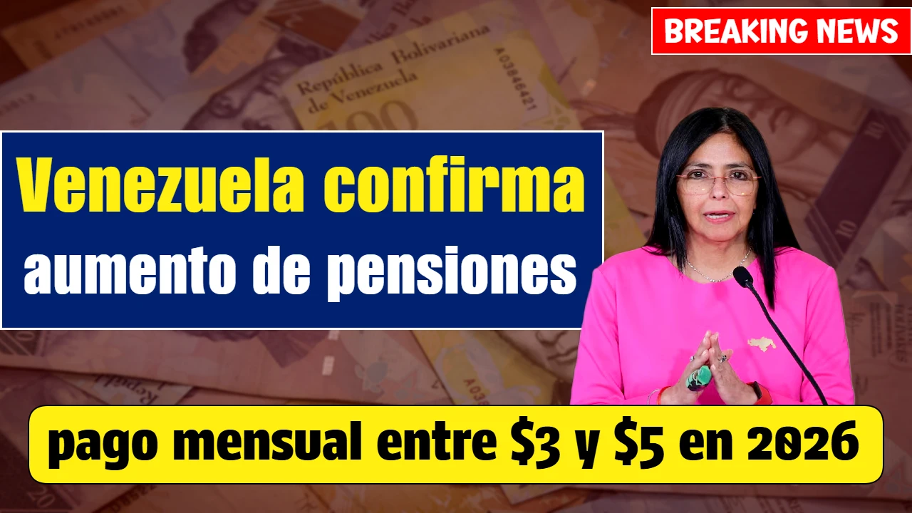 Venezuela Confirma Aumento de Pensiones 2026
