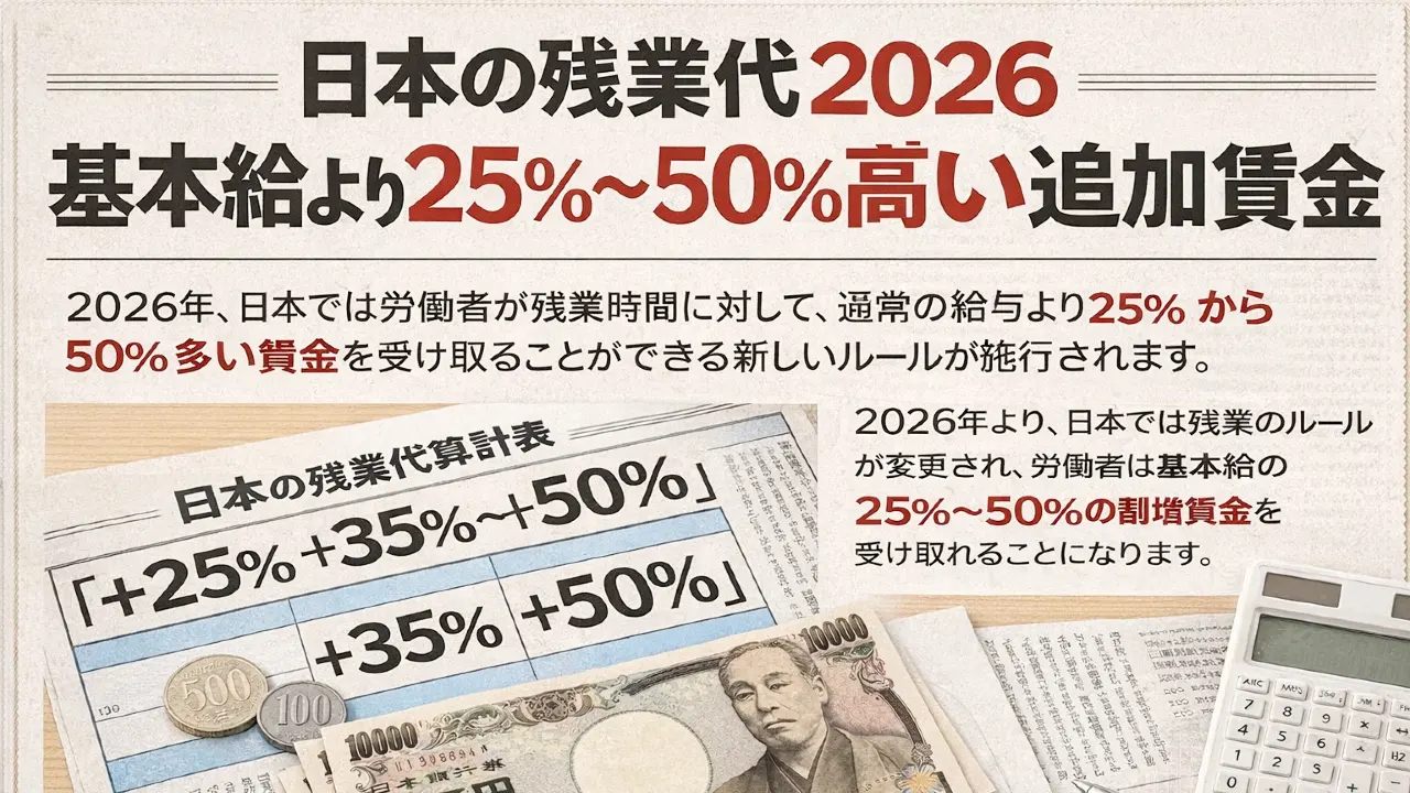 日本の残業代